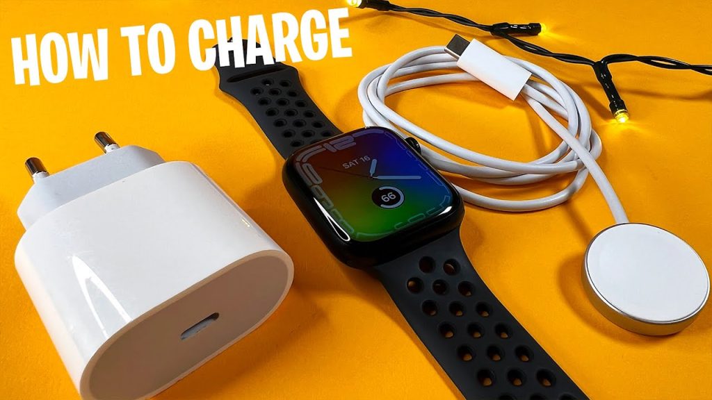 how to charge an Apple Watch